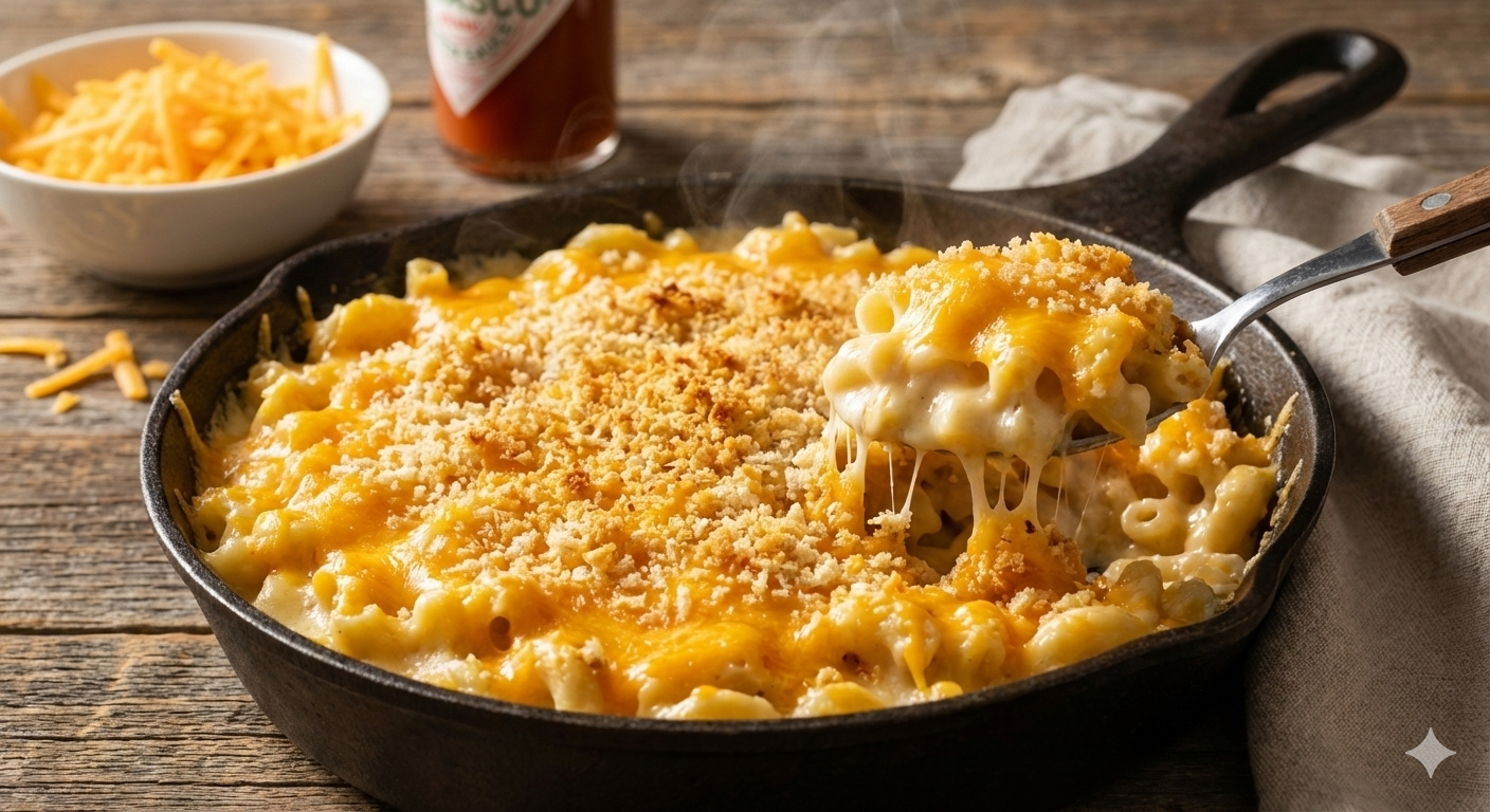 Recette du Mac and Cheese américain au cheddar